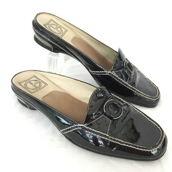 Cole Haan Shoes - Cole Haan Nike Air Mules 8 Black Patent Leather